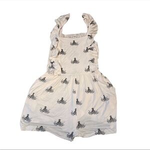 Kate Quinn Octopus Print women’s Romper - Cream